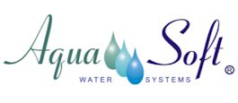 AquaSoft Water Systems full logo with droplets